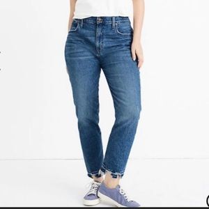 Madewell High Rise Slim Boy Jean